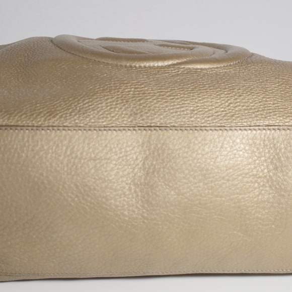 | GUCCI | Metallic | Pebbled- Calfskin| Medium Bag - Picture 7 of 16